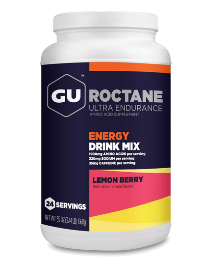 Outlet GU Lemon Berry Roctane Energy Drink Mix 24 serve can