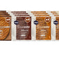 Packaging of GU Stroopwafel snacks in various flavors on a white background