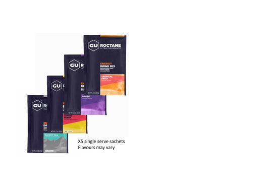 Outlet GU Roctane Energy Drink Mix box - 5 x single serve sachets